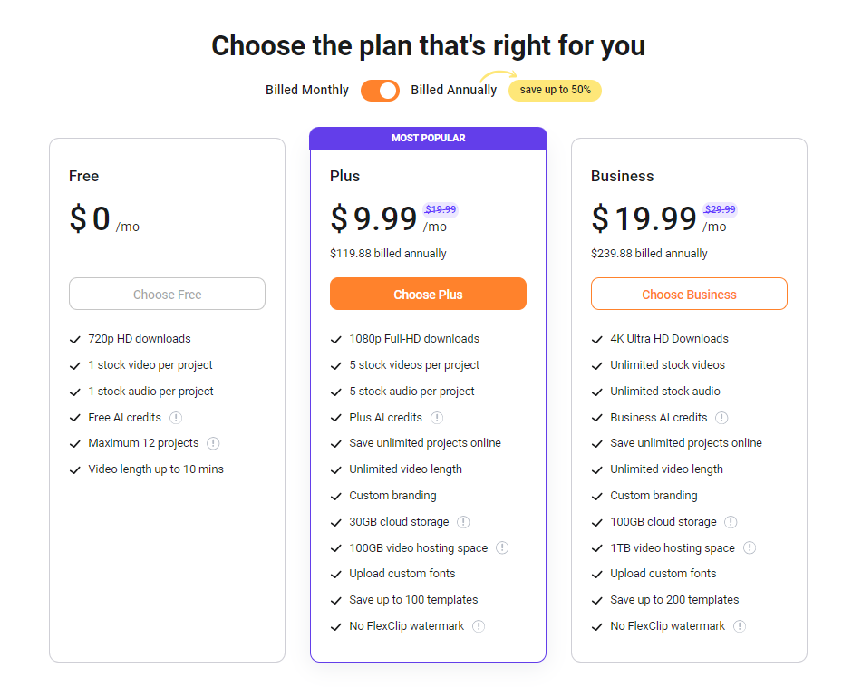 Flexiclip Pricing