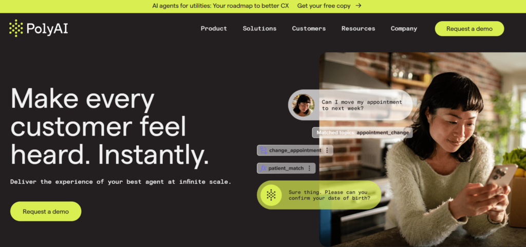 poly ai homepage
