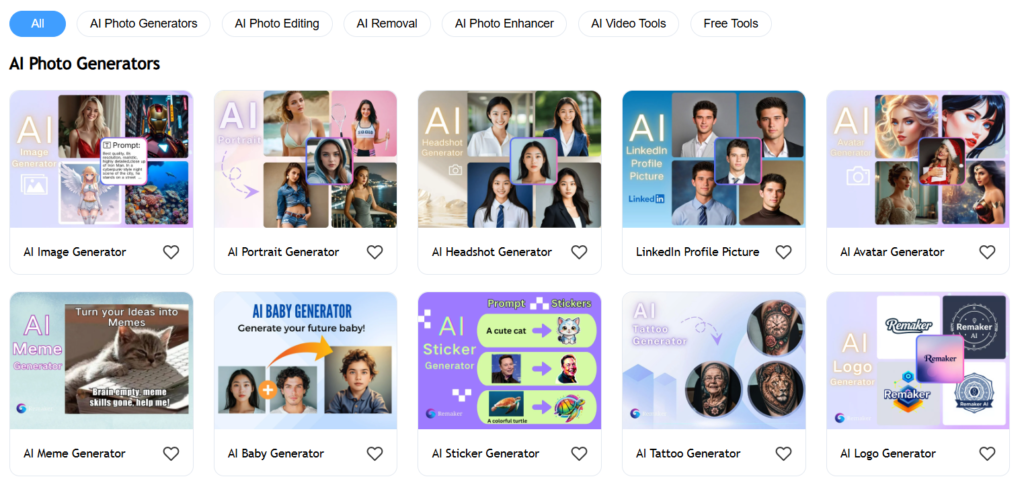 remaker ai tools