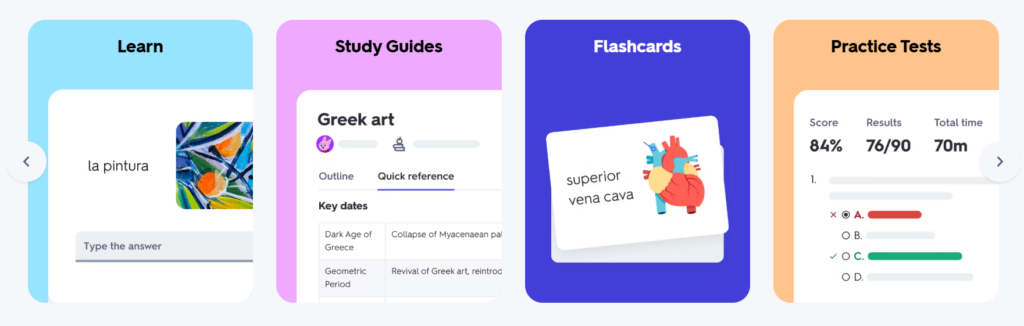 how to use quizlet